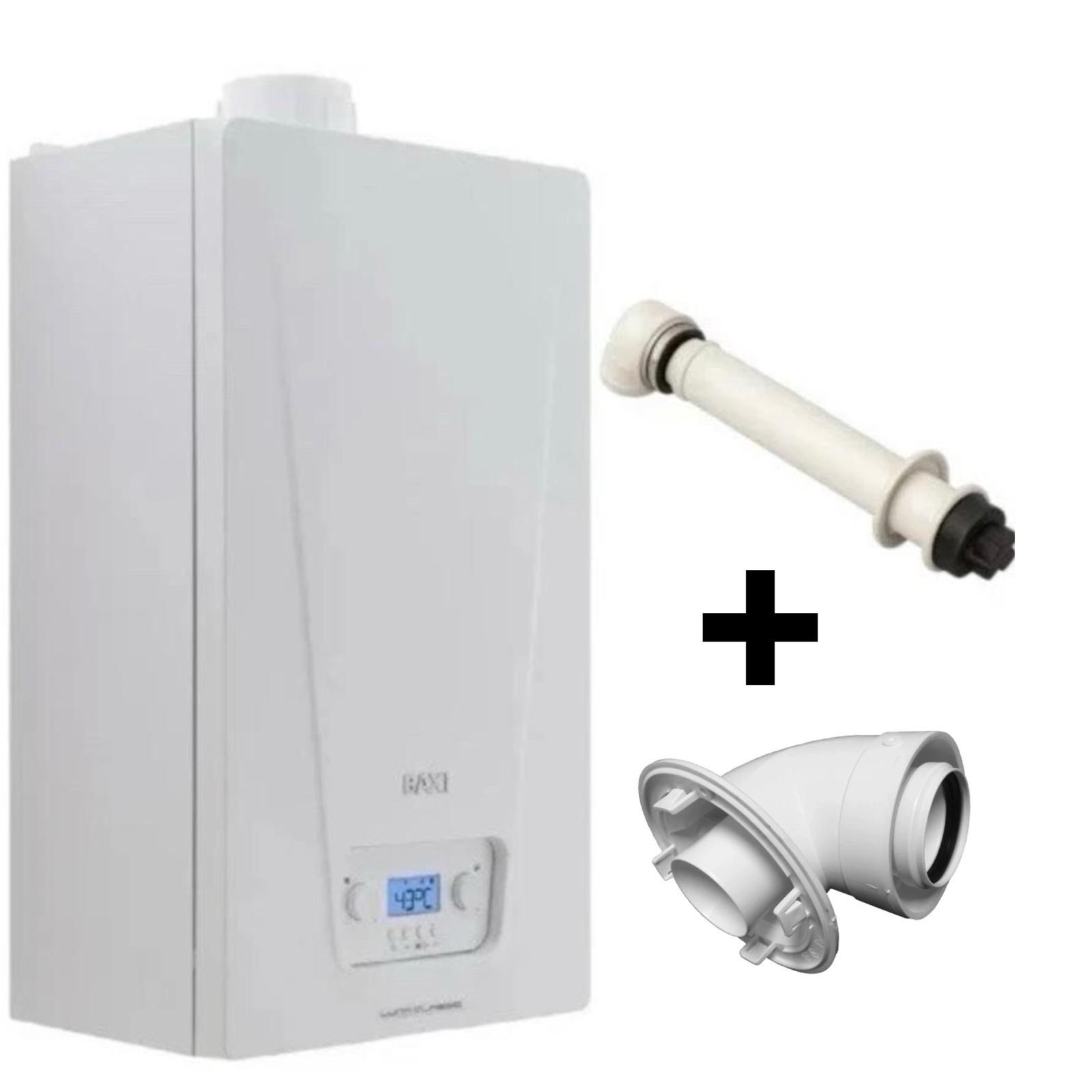 CALDAIA A CONDENSAZIONE BAXI LUNA CLASSIC 24 KW METANO/GPL E KIT FUMI
