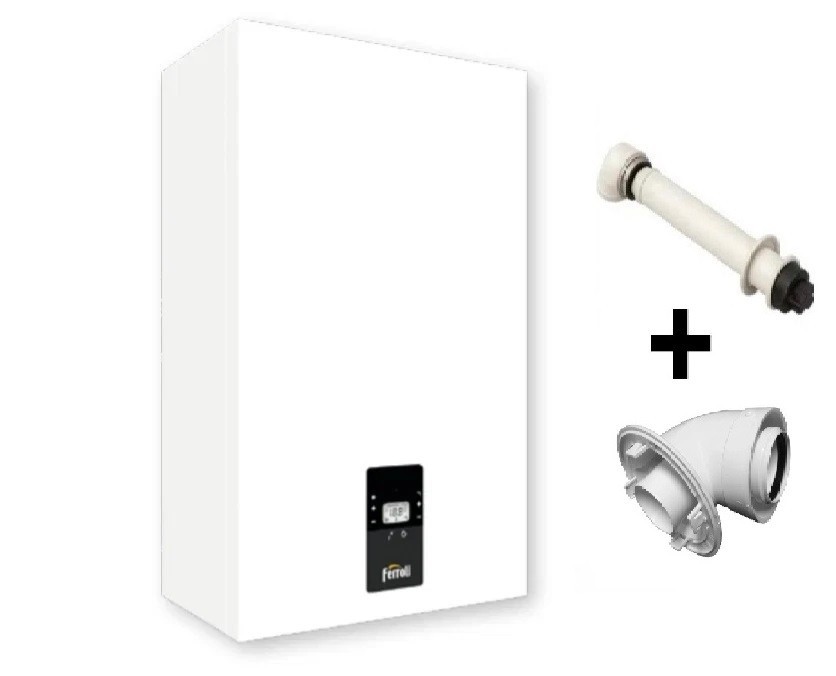 CALDAIA A CONDENSAZIONE FERROLI ALPHA 28C kit fumi