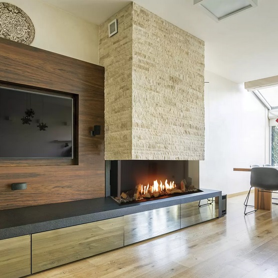Camini Gas British Fires X Fire Panorama