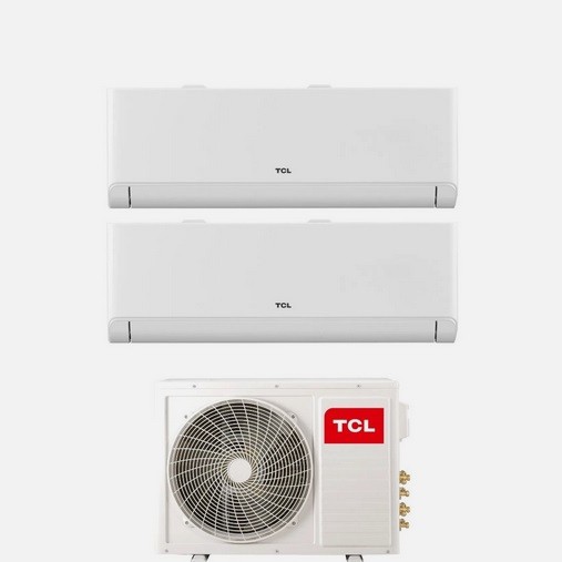 Climatizzatore TCL Dual Split Inverter Breezein 9+12 Con MT 1821 R-32 Wi-Fi