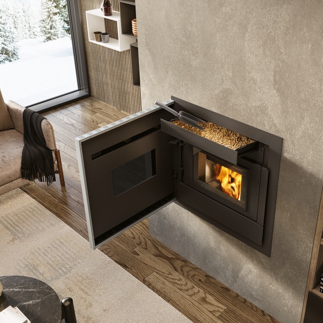 Pellet EdilKamin Pellkamin H 22+anzio camini