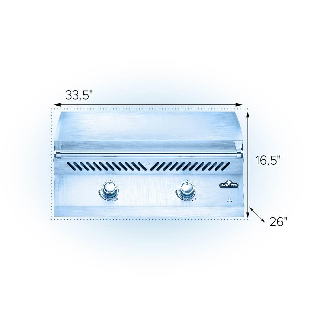 Piastra integrata della Serie 700 BIG32FTPSS-IT Napoleon
