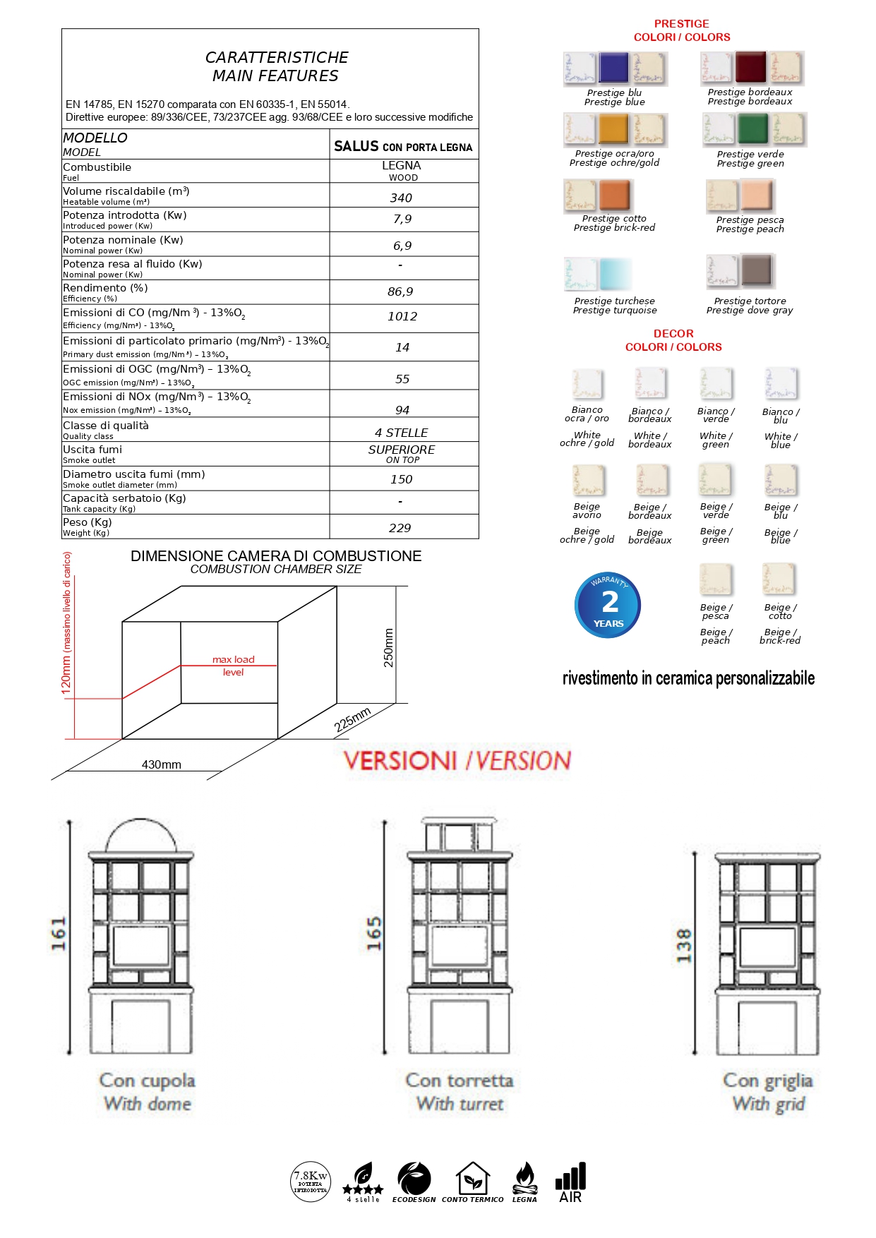 scheda salus porta legna