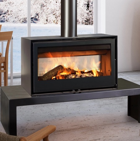 Stufa a Legna Habit 100 DC + T Rocal