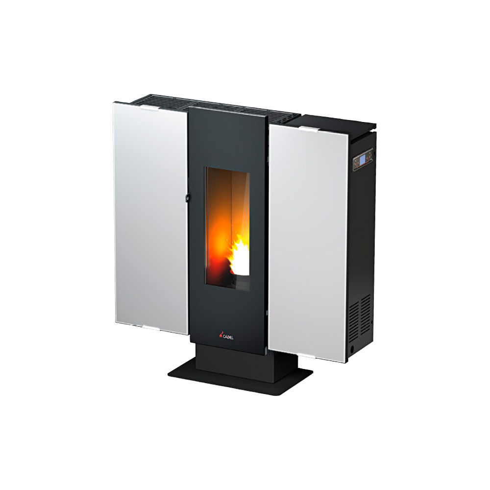 Stufa a Pellet Cadel Wall Vetro 9 kW