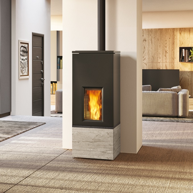 Stufa a  Pellet EdilKamin Rise X 7 trulli