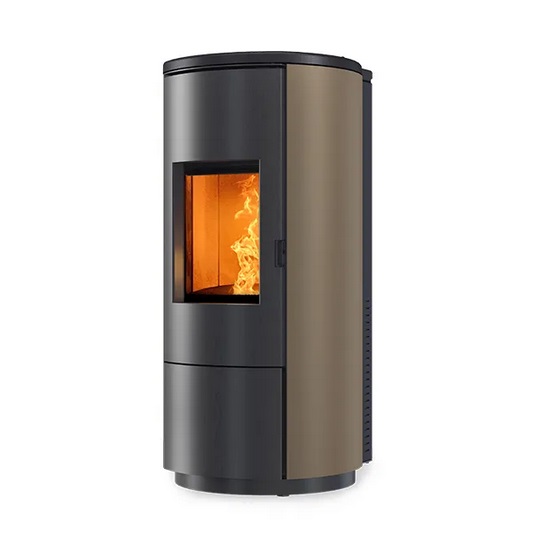 Stufa a Pellet Round Steel Nobis