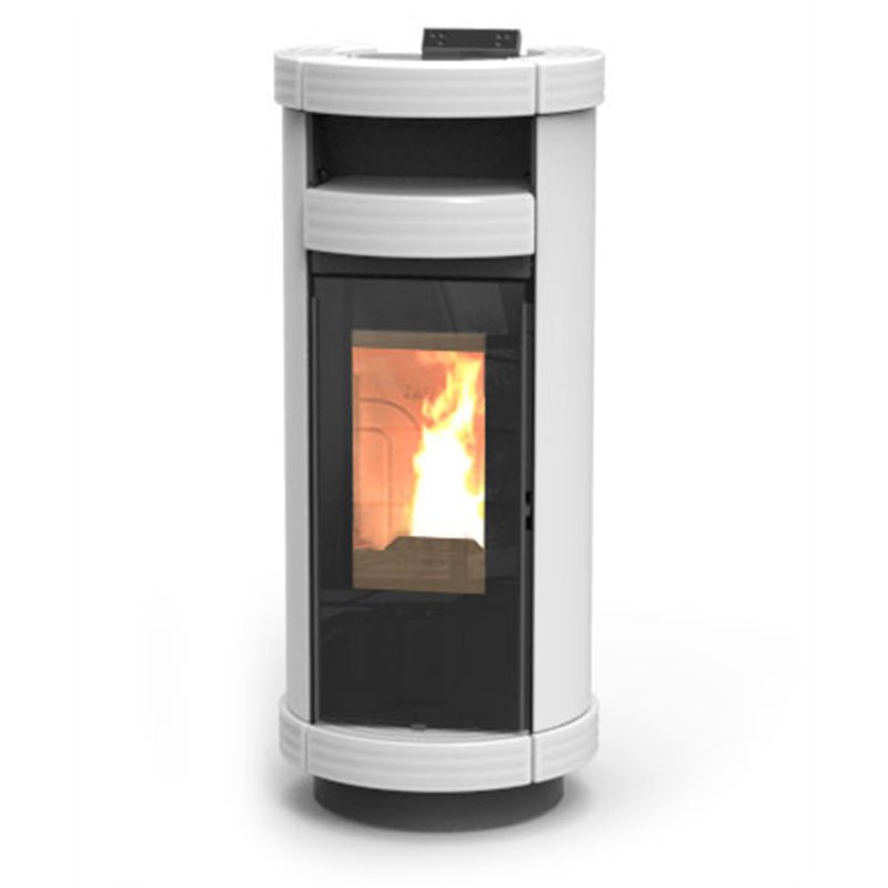 Stufa a pellet Thermorossi Dorica Supreme Metalcolor Natural Plus EVO