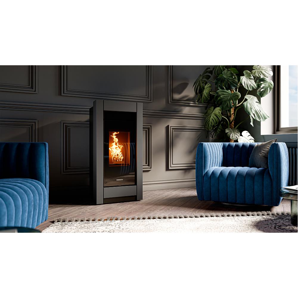 Stufa a pellet Thermorossi Essenza Metalcolor Natural Plus EVO