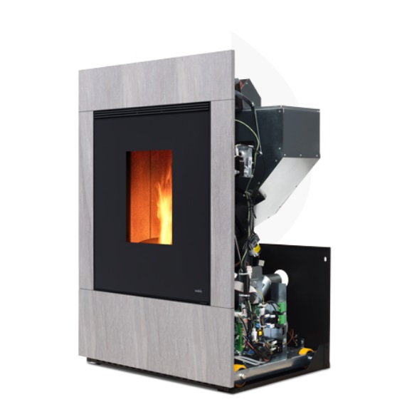 Termocamino a Pellet Ulisse Hydro HB 14 Nobis