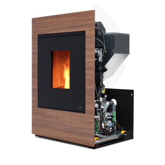 Termocamino a Pellet Ulisse Hydro HB 17 Nobis