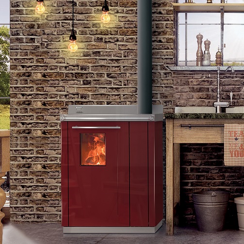 Termocucina Legna Thermorossi Bosky 30 Square Evo5