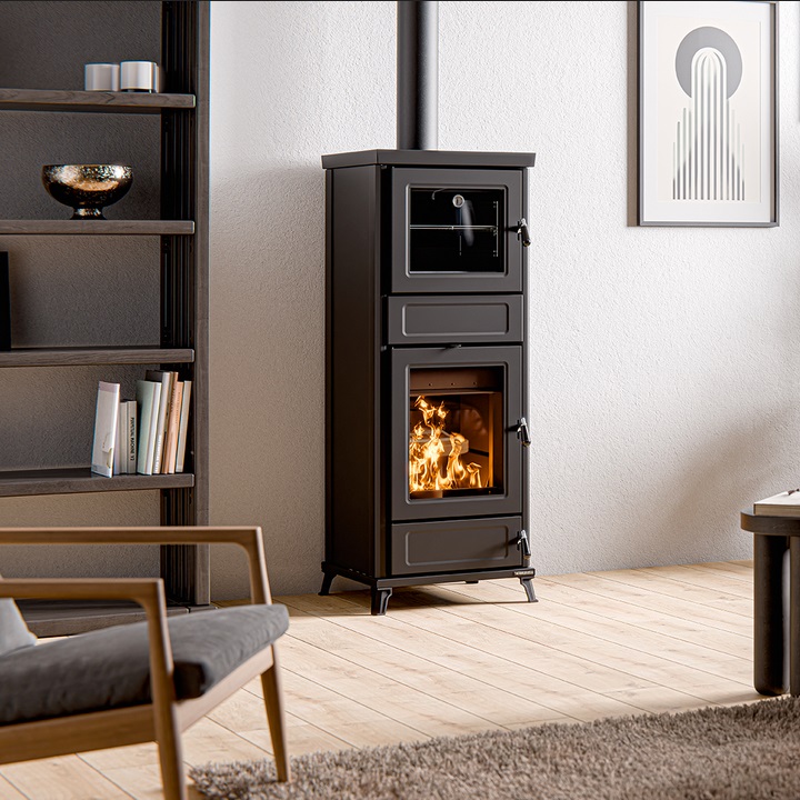 Termostufa a Legna Flora Easy Thermorossi