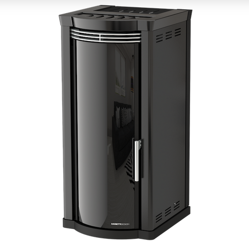 Termostufa a Pellet Elegance Style 22 Moretti Design nero
