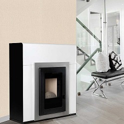 Termostufe Pellet Eta Kamini Dafne Slim Five Stars 20 ambientata